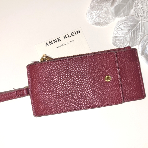 Anne Klein Handbags - ❤SALE❤Anne Klein flap wristlet with zipper. Color is Bloodstone.